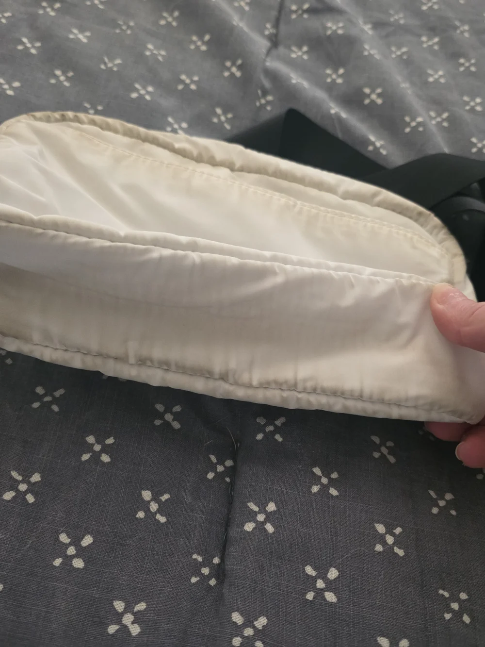 Cream Men's Crossbody Sling Bag - Minimal Everyday Carry